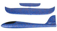 Ikonka Art.KX7840_1 Glider plane polystyrene 47x49cm blue