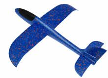 Ikonka Art.KX7840_1 Glider plane polystyrene 47x49cm blue