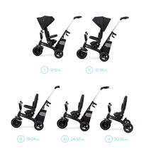 KinderKraft EasyTwist Art.KREASY00BLK0000 Black Bērnu trīsritenis