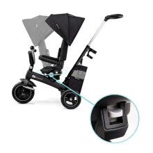 KinderKraft EasyTwist Art.KREASY00BLK0000 Black Bērnu trīsritenis
