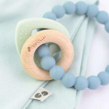 Nordbaby Silicone Teether Art.265766 Blue Teether Hambad
