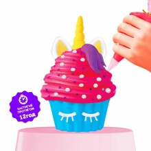 EcoToys City Radošais komplekts Modelēšanas masas - Unicorn Cupcake 