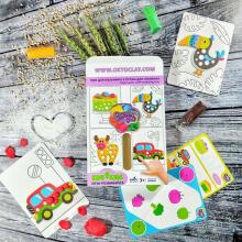 EcoToys City Creative set Play Dough Edu kids - Finger games 