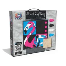 EcoToys City Creative set Modelling clay - painting Flamingo (300 * 300mm) 