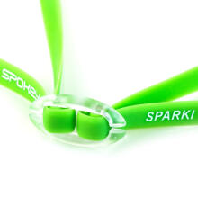 Swimming goggles with two stripes green Spokey SPARKI