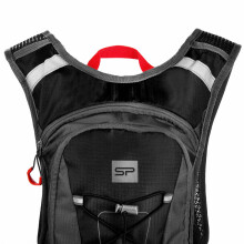 A bicycle backpack (5 l) with reflections and space for a water bladder black Spokey OTARO