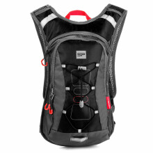 A bicycle backpack (5 l) with reflections and space for a water bladder black Spokey OTARO