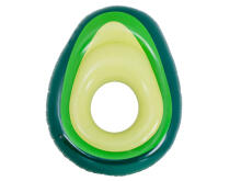 Ikonka Art.KX6158 Inflatable swimming mattress with avocado ball with seed 150cm XL