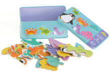 Ikonka Art.KX6016 Puzzle in a can sea animals 25 puzzles