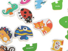 Ikonka Art.KX6020 Puzzles in a can animals 24 puzzles