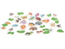 Ikonka Art.KX6020 Puzzles in a can animals 24 puzzles