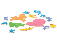 Ikonka Art.KX6015 Puzzle in a tin safari animals 25 puzzles