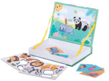 Ikonka Art.KX5428_1 Magnetic jigsaw puzzle safari animals 47el.