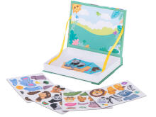 Ikonka Art.KX5428_1 Magnetic jigsaw puzzle safari animals 47el.