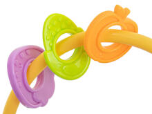 Ikonka Art.KX5356 Sensory rattle for toddlers turquoise