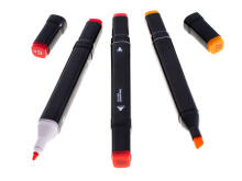 Ikonka Art.KX5308 Double-sided alcohol markers in case 168 pieces