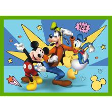 TREFL MICKEY MOUSE Puzzle 4 in 1 set 12 15 20 24 pcs
