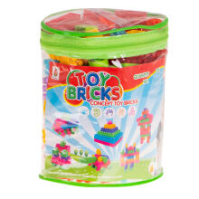 Ikonka Art.KX7499 Spatial bricks educational bricks bag 210 el.