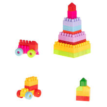 Ikonka Art.KX7499 Spatial bricks educational bricks bag 210 el.