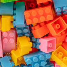 Ikonka Art.KX7499 Spatial bricks educational bricks bag 210 el.
