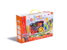 Ikonka Art.KX6680_1 Locomotive Train domino puzzle transparent