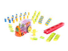 Ikonka Art.KX6680_1 Locomotive Train domino puzzle transparent