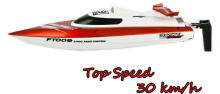 Ikonka Art.KX9029_1 RC remote control boat FT009 orange