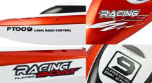 Ikonka Art.KX9029_1 RC remote control boat FT009 orange