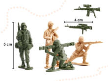 Ikonka Art.KX6187 Soldiers military base figures set 114el.