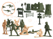 Ikonka Art.KX6187 Soldiers military base figures set 114el.