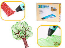 Ikonka Art.KX5380 3D printer pen set + 90m cartridges