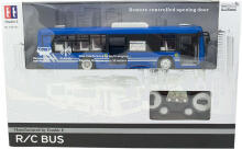 Ikonka Art.KX9563_2 Remote controlled RC bus with doors blue