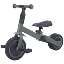 Little Dutch 4 in 1 tricycle ´KAYA´  Art.T6079.GREEN Складной трехколесный велосипед/бегунок 4 в 1