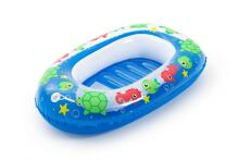 Ikonka Art.KX6097 BESTWAY 34037 inflatable dinghy boat mattress blue