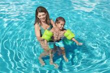 Ikonka Art.KX5009 BESTWAY 32005 Butterfly swimming sleeves green