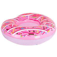 Ikonka Art.KX5003 BESTWAY 36118 Donut 107cm rozā peldēšanas ritenis