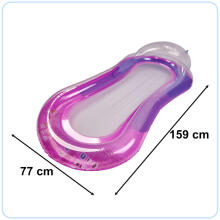 Ikonka Art.KX6075_1 BESTWAY 43103 Sieta piepūšamais matracis violets