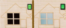 Ikonka Art.KX4631 Wooden sensory manipulation cube 20.5cm