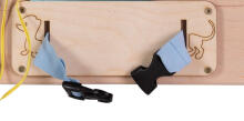 Bebe Basic Montessori Art.KX4630  Wooden sensory manipulation board 75x50cm