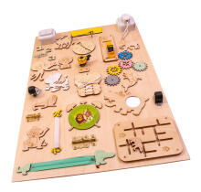 Ikonka Art.KX4627 Wooden two-sided chalkboard ZOO animals