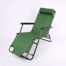 Saliekams zaļš dārza krēsls