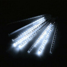 LED vītnes meteoru lietus (50 cm), garums 5 m., Silti balts, 2022G