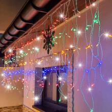 Christmas light garland 500 LED icicles CL0519