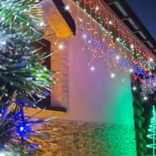 Christmas light garland 500 LED icicles CL0519