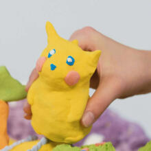 ZEPHYR Art.958139 150 g - kinetic plasticine (yellow)