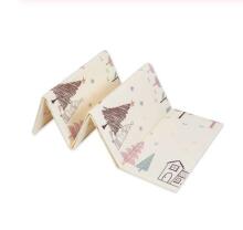Ikonka Art.KX7982 Educational folding foam mat double-sided street forest 150x190cm