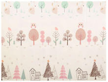 Ikonka Art.KX7982 Educational folding foam mat double-sided street forest 150x190cm
