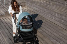 Tutis Mio 3 Plus Essential Collection Art.243 Turquoise Universal stroller 2 in 1