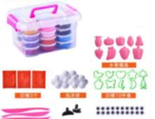 Ikonka Art.KX7570 Magic marshmallow 24x15g colours + accessories box