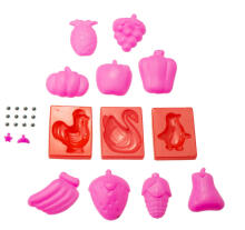 Ikonka Art.KX7570 Magic marshmallow 24x15g colours + accessories box